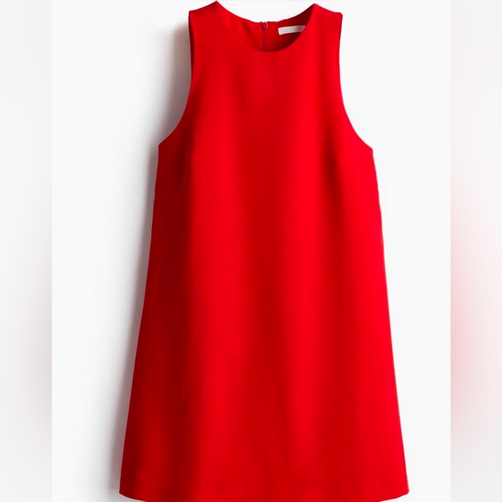 H&M Red Sleeveless Dress
